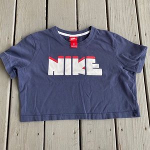 Nike Blue/Grey Croptop
